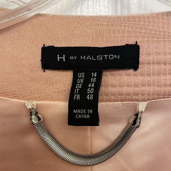 H by Halston Blush Pink Moto Jacket - Picture 2 of 8